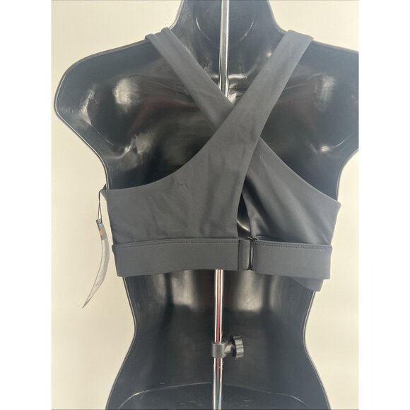 Rare ELEHOLD High Impact Sports Bra Padded Front Magnetic Buckle NWT Black Small - Picture 8 of 12